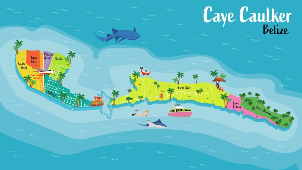 Caye Caulker Neightborhoods explained real estate property for Sale
