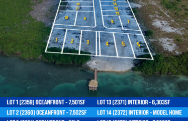 Manatee Shores Semi-Gated Waterfront Community Northside Caye Caulker