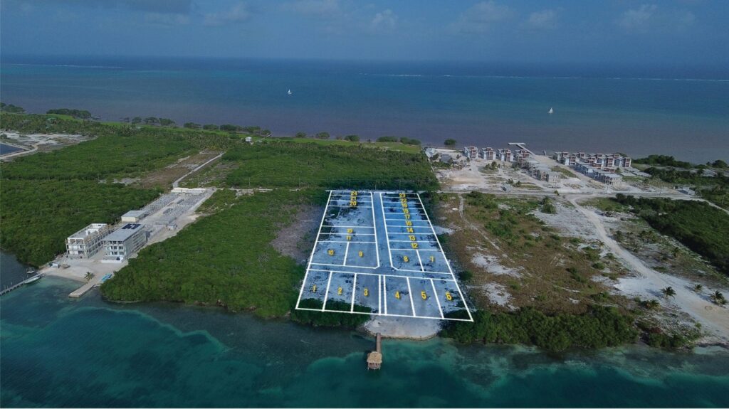 Manatee shores northside Caye Caulker Property for Sale beach front